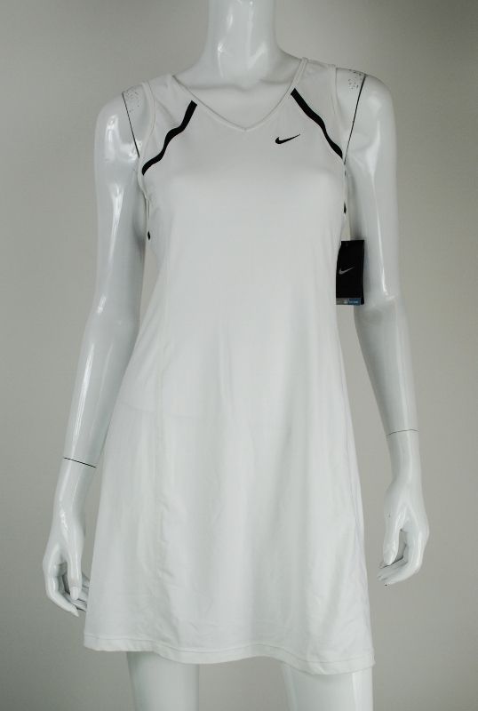 W0288 VT01 NEW WOMENS SLEEVELESS WHITE NIKE DRESS XL  