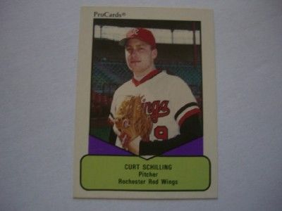 Curt Schilling ProCards 1990 Minor Leagues Rookie RC 458  