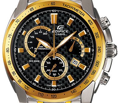 Casio Edifice Mens Watch EF 521SG 1AVEF Brand New  