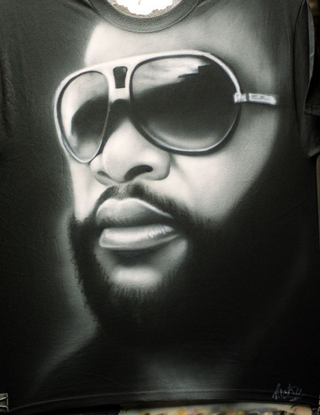 Rick Ross Airbrushed Shirt airbrush  