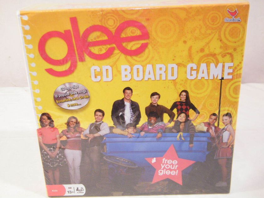 NEW SEALED GLEE CD BOARD GAME SONGS MUSIC POPULAR GLEE TV SHOW AGES 13 