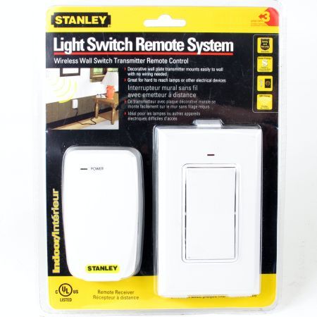 Stanley Light Switch Remote System Wireless Wall Switch Transmitter 