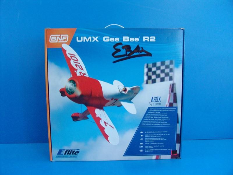 flite UMX Ultra Micro Gee Bee R2 BNF AS3X Electric R/C RC Airplane 