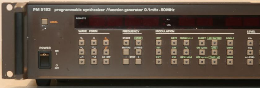 Philips PM5193 Prog. Synth./Function Gen 0.1mHz 50MHz  