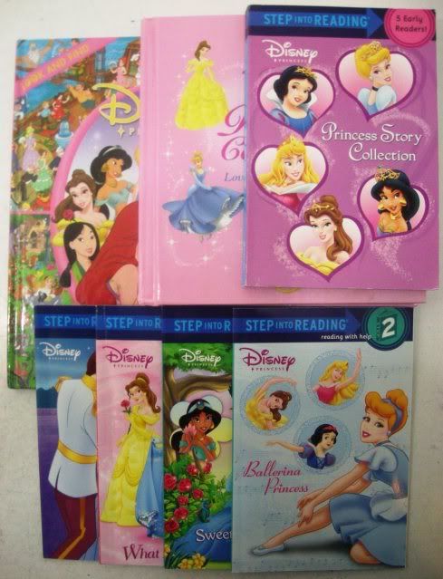   Princess Books Readers Look & Find Collection Love Friendship  