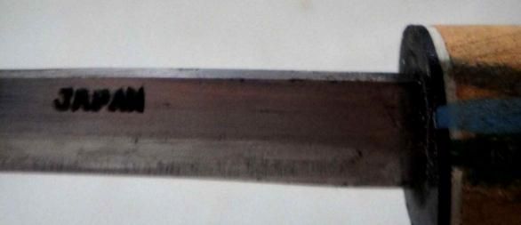 vintage ASIAN SAMURAI SWORD LETTER OPENER  JOHN J. DeMARINES 