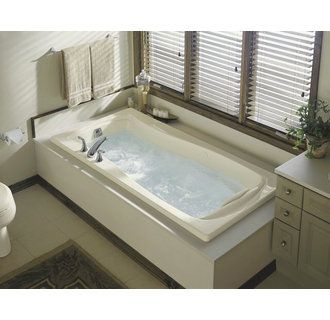 Kohler K 1257 G 0 White Mariposa Collection 72 Drop In Jetted Bath 