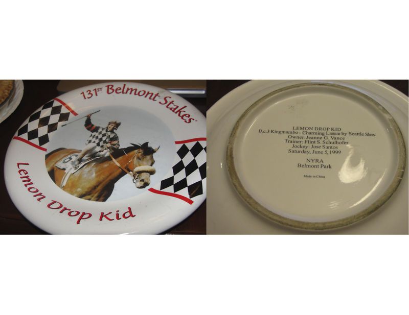 131 st Belmont Stakes  Lemon Drop Kid Plate  