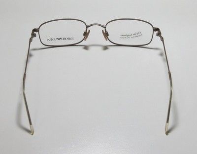 NEW EMPORIO ARMANI 139 48 19 135 BEIGE/LIGHT BROWN RX EYEGLASSES 