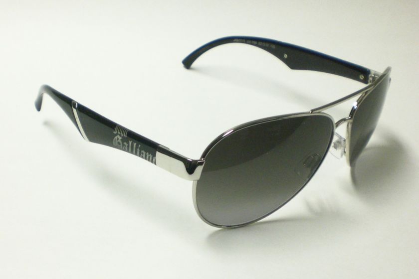 JOHN GALLIANO JG15 JG 0015 15 SILVER 16B SUNGLASSES  