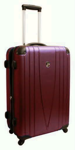 Heys USA 4WD 26 Expandable Spinner Luggage Case WINE BURGUNDY  