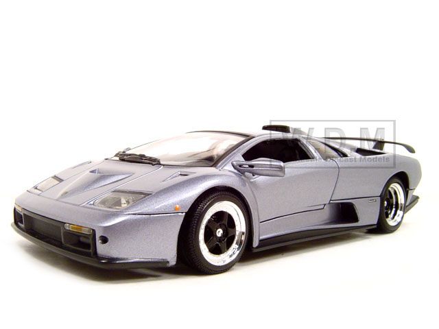 LAMBORGHINI DIABLO GT SILVER 118 DIECAST MODEL  