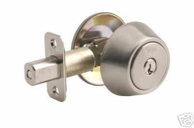 Satin Nickel YALE Single Cylinder DEAD BOLT  