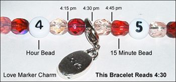 Breastfeeding Nursing Reminder Feeding Log Bracelet  