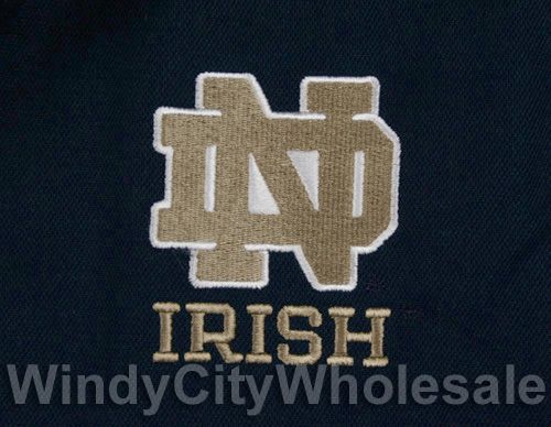 NOTRE DAME FIGHTING IRISH TRACK JACKET COAT NCAA NEW S  