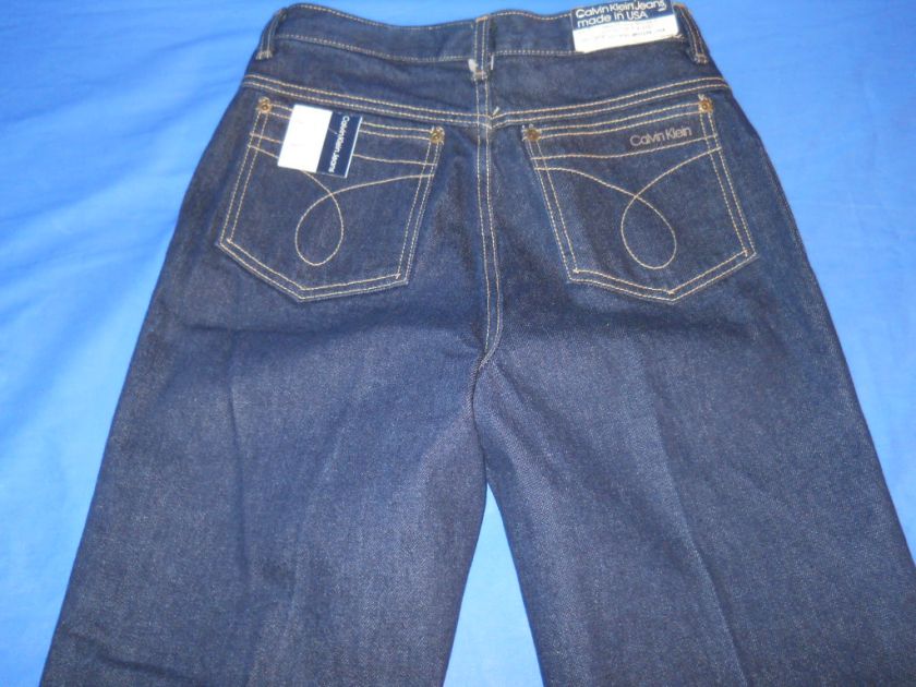 vtg NWT 80s CALVIN KLEIN WESTERN MENS DENIM JEANS 29 28  