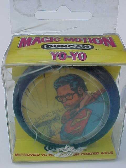 1978 Super Hero SUPERMAN MAGIC MOTION Duncan Yo Yo MIB  