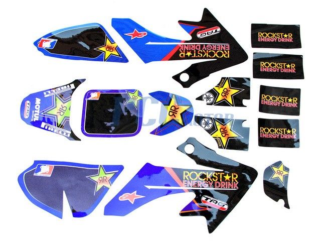 ROCKSTAR GRAPHICS DECAL STICKERS HONDA CRF50 XR50 DE45  