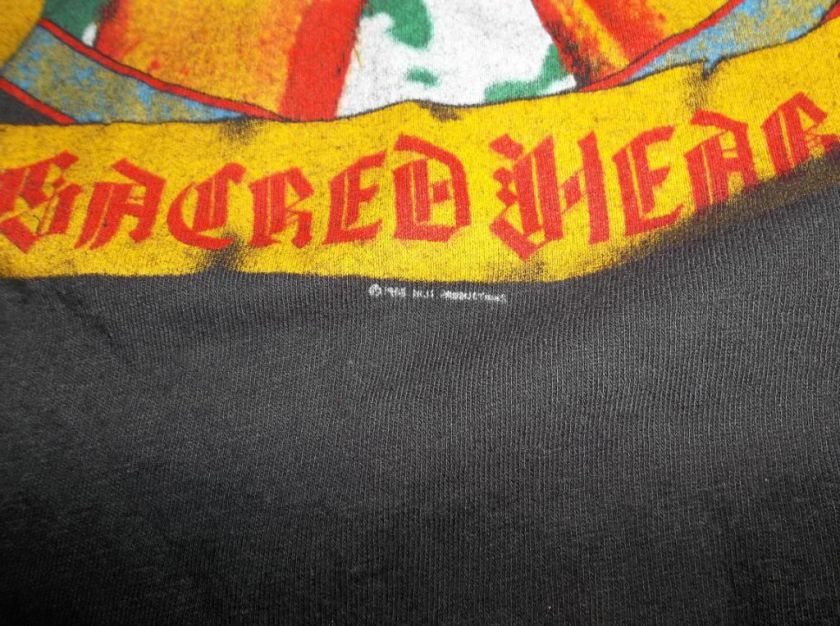Vtg 1985 DIO Sacred Heart Concert Tour Shirt  