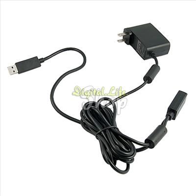   Adapter Power Supply USB Cable for Xbox 360 Kinect Sensor NEW  