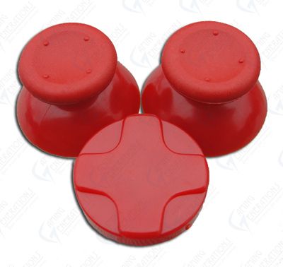 XBOX 360 CONTROLLER THUMBSTICK ANALOGS W/ D PAD   RED  
