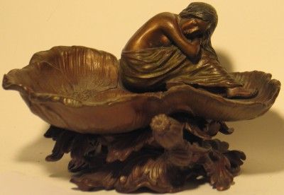 Art Nouveau Bronze Figural Centerpiece France c.1900  