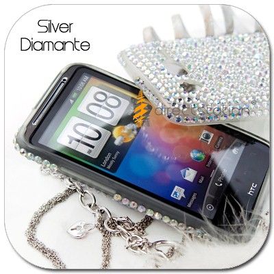 BLING Crystal Gem Hard Skin Case AT&T HTC Inspire 4G  