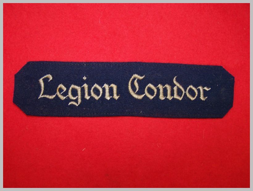 WW2 German Condor cufftitle, original. Cutted.  