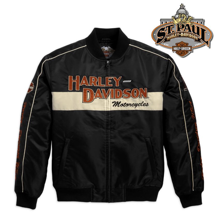 Harley Davidson® Prestige Nylon Bomber Jacket 98443 10VM  