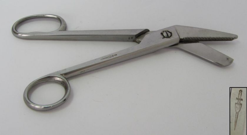 WWII GERMAN MEDICAL ARMY MEDIC SCISSORS   SCHWERT  