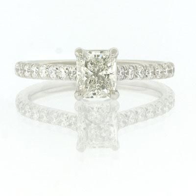 66ct Radiant Cut Diamond Engagement Anniversary Ring  