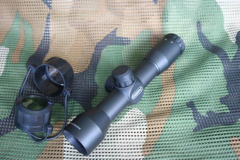 LEAPERS 4X32 Mil dot Mini Hunting Rifle Scope w/ring  