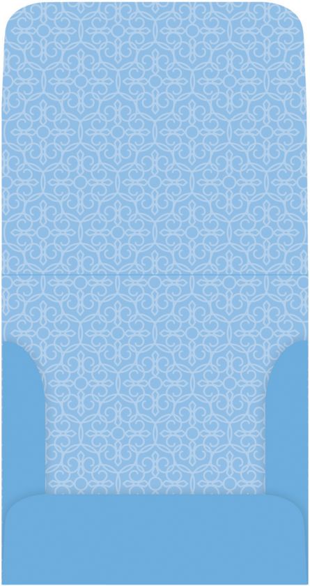 Baroque/Bubble Blue Doodlebug Square Bulk Envelopes SQE 2828  