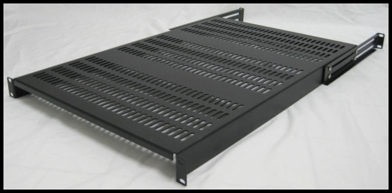   19 rack mounts vented 1u height 150 lb capacity designed to work with