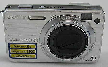 Sony Cyber Shot SILVER DSC W150 8.1 MP Digital Camera AS IS  