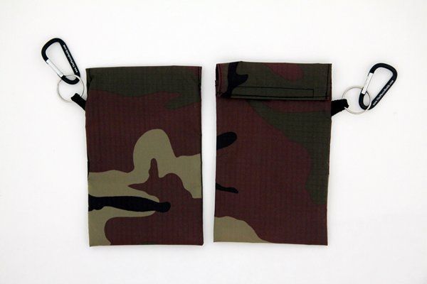 Woodlands Camouflage / Camo Camera Rain Cover Pouch  