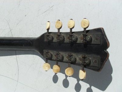 ANTIQUE VINTAGE MANDOLIN WASHBURN BOW BACK 8 STRING MANDOLIN  