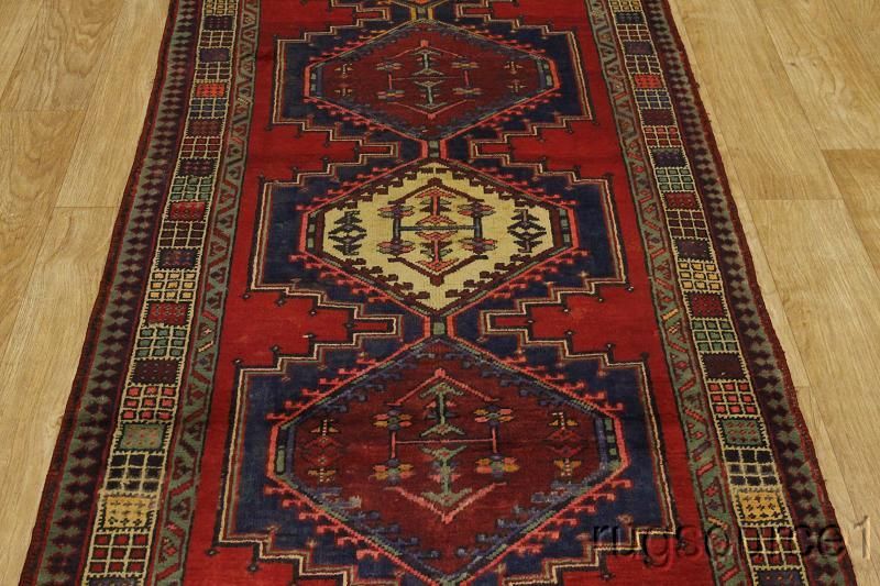 ANTIQUE TRIBAL RUNNER 3X10 ARDEBIL PERSIAN ORIENTAL AREA RUG WOOL 