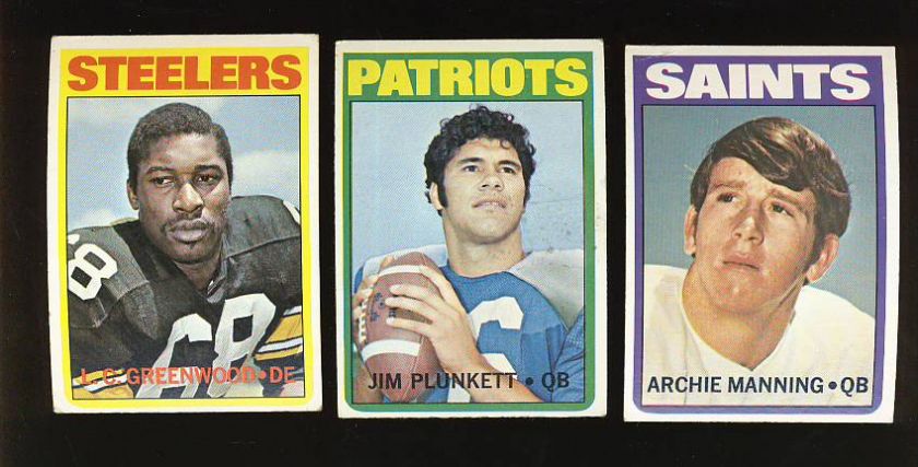 1972 TOPPS FOOTBALL LOT OF 12 STARS/HOF RC *12259  