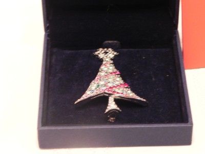 Swarovski 2004 Rockefeller Center Christmas Tree Pin  