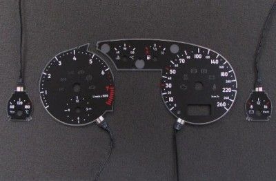Audi A4 B5, A6 4B plasma speedometer dials gauges 260  