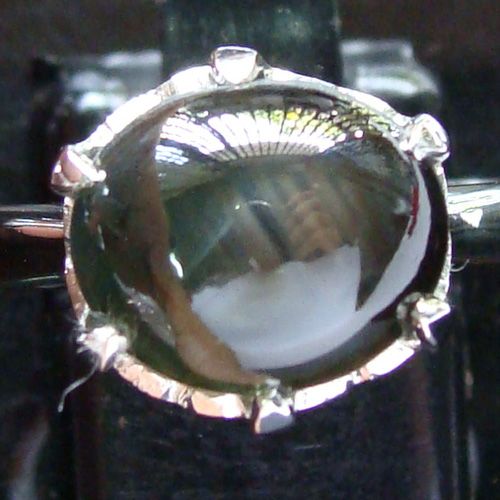 11x9 5.5 Natural 6 Ray Star Sapphire Unheated Ring S6.5  