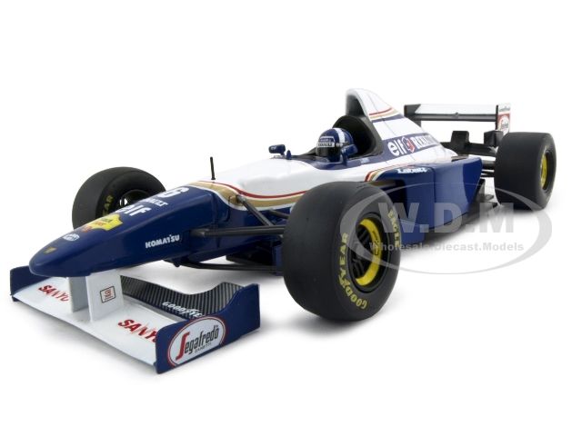   18 scale diecast car model of williams fw17 6 gran prix portugal 1995