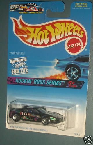 Hot Wheels #570 Ferrari 355 Rockin Rods #2 5s.  