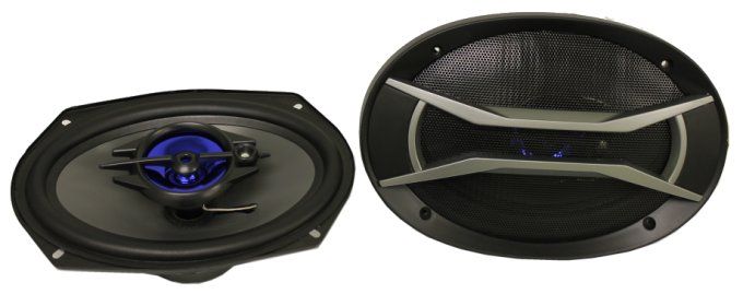 NEW Supersonic SC 6905 6x9 1200W 3 Way Car Speakers  