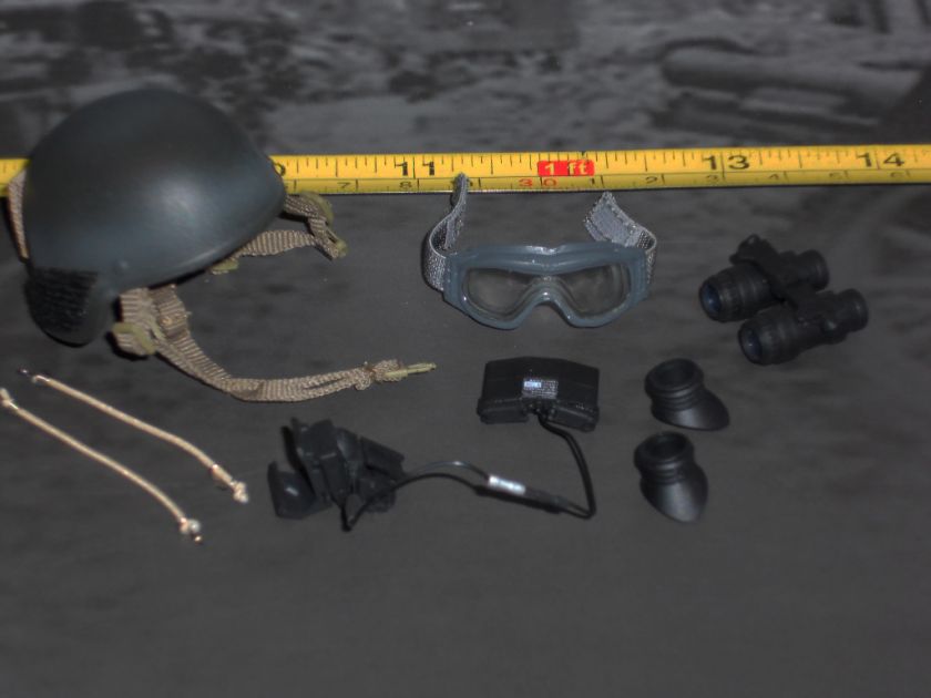   MODERN HELMET & ACC 1ST BATTALION 75TH RANGER REGIMENT 1/6 TOYS  