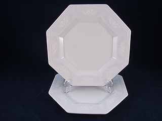 Sea Gull 8 Sided White China Salad Plates SGU5 Plate  