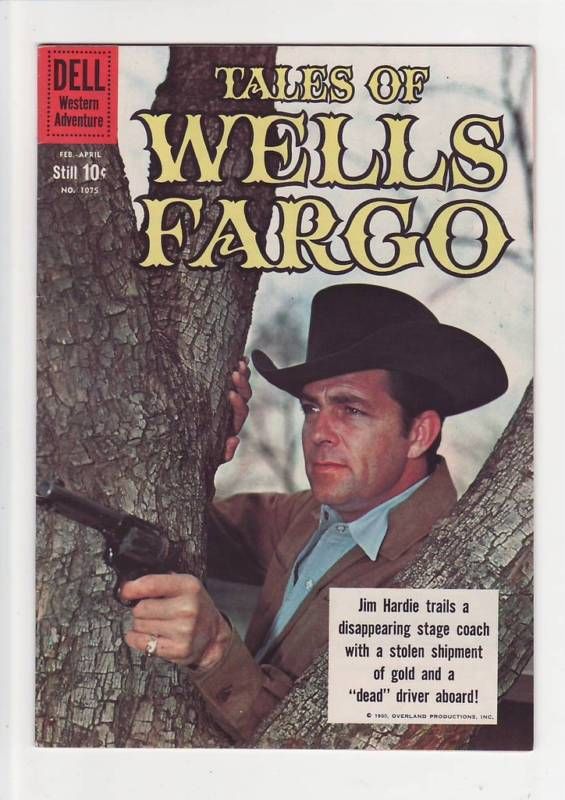 TALES OF WELLS FARGO FOUR COLOR #1075 (1960) VF+ @ $120  