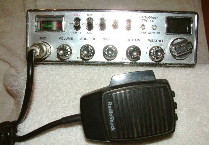 Radio Shack 40 Channel CB Radio Model TRC 446 Used  
