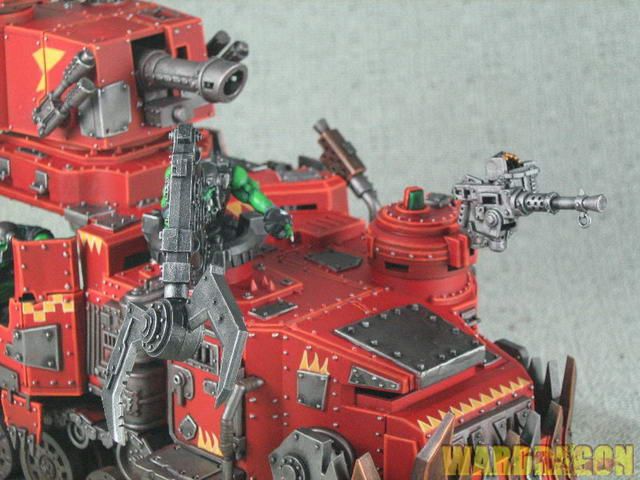 25mm Warhammer 40K WDS painted Ork Battlewagon a85  